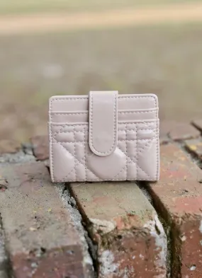Caroline Hill Tate Card Holder Wallet Nude