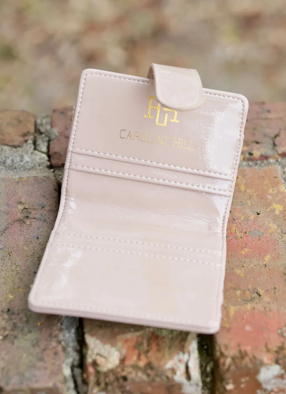 Caroline Hill Tate Card Holder Wallet Nude