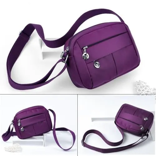 Casual Oxford Elderly Ladies Canvas Bag B-29898
