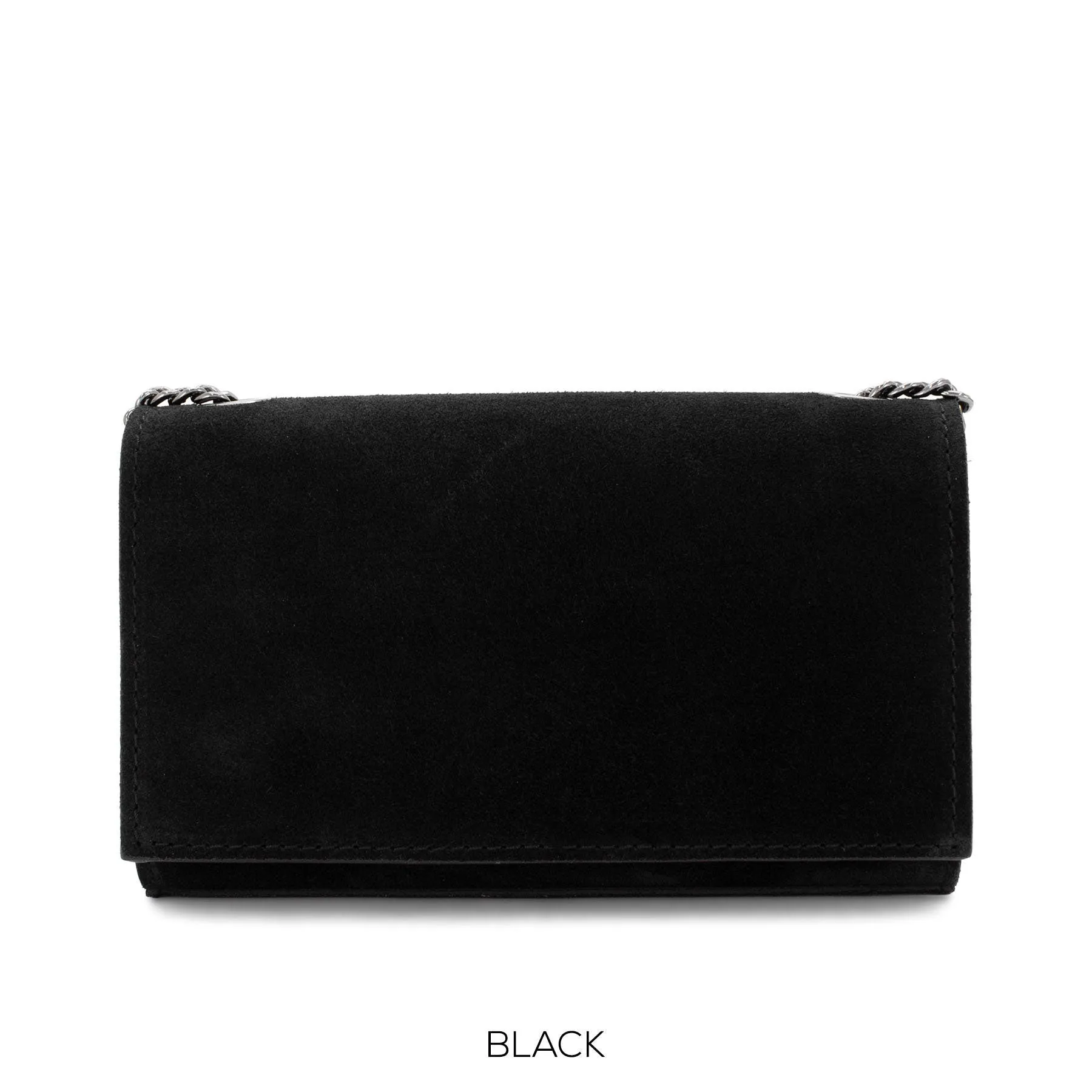 Genuine Suede Leather Small Crossbody Bag