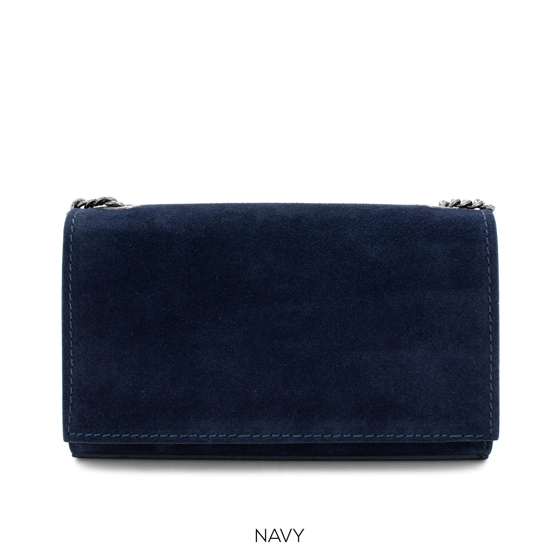 Genuine Suede Leather Small Crossbody Bag