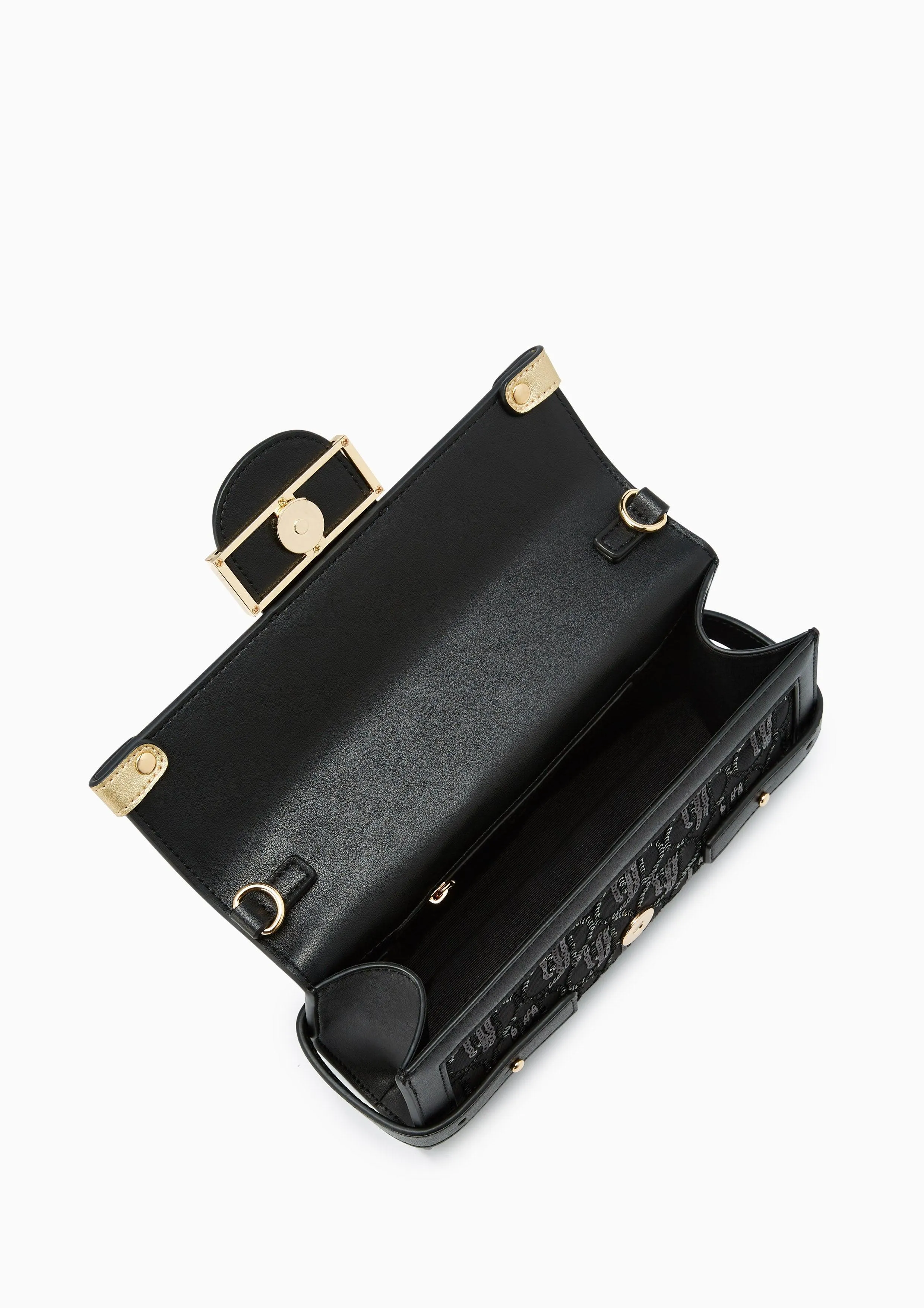 Halsay Infinite Crossbody Clutch Black
