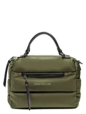 Keddo Couture Khaki Green Puffy Padded Handbag