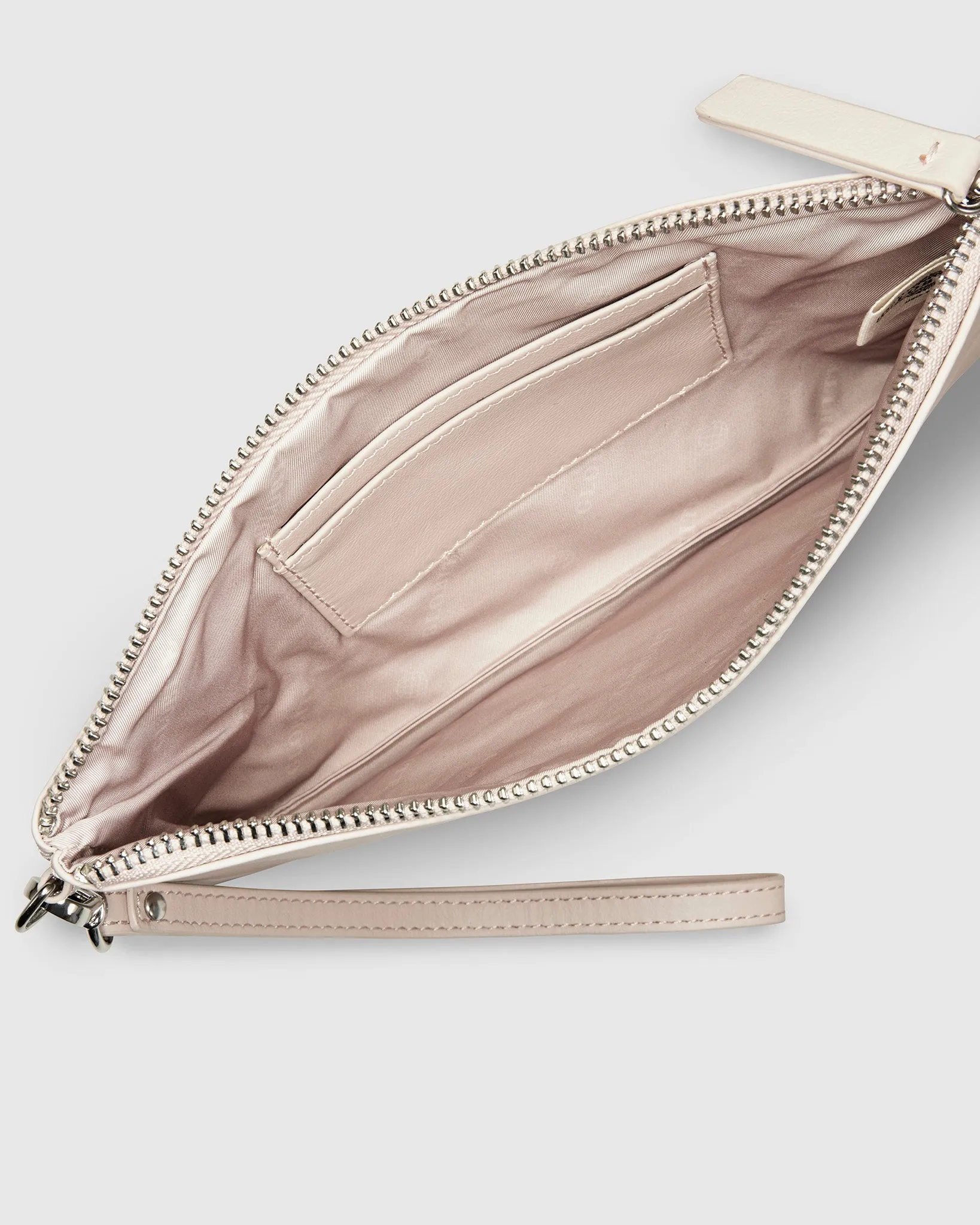 Leather Clutch Travel Pouch - Chic Rose Pink