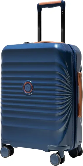Lightweight 24" Spinner Luggage with USB Port for Travel, Spacious Storage, Durable Design, Elegant Blue