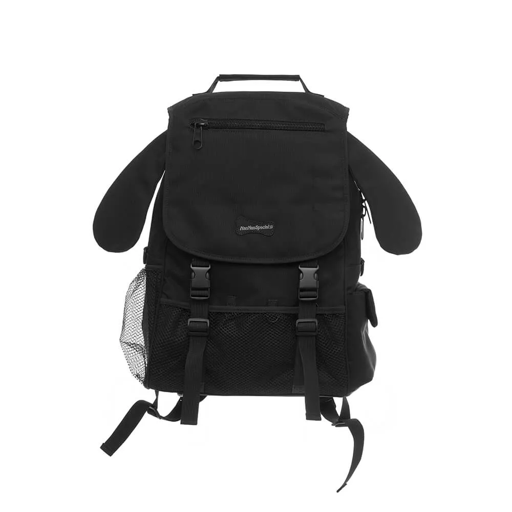 Puppy Ears Black Oxford Cloth School Bag
