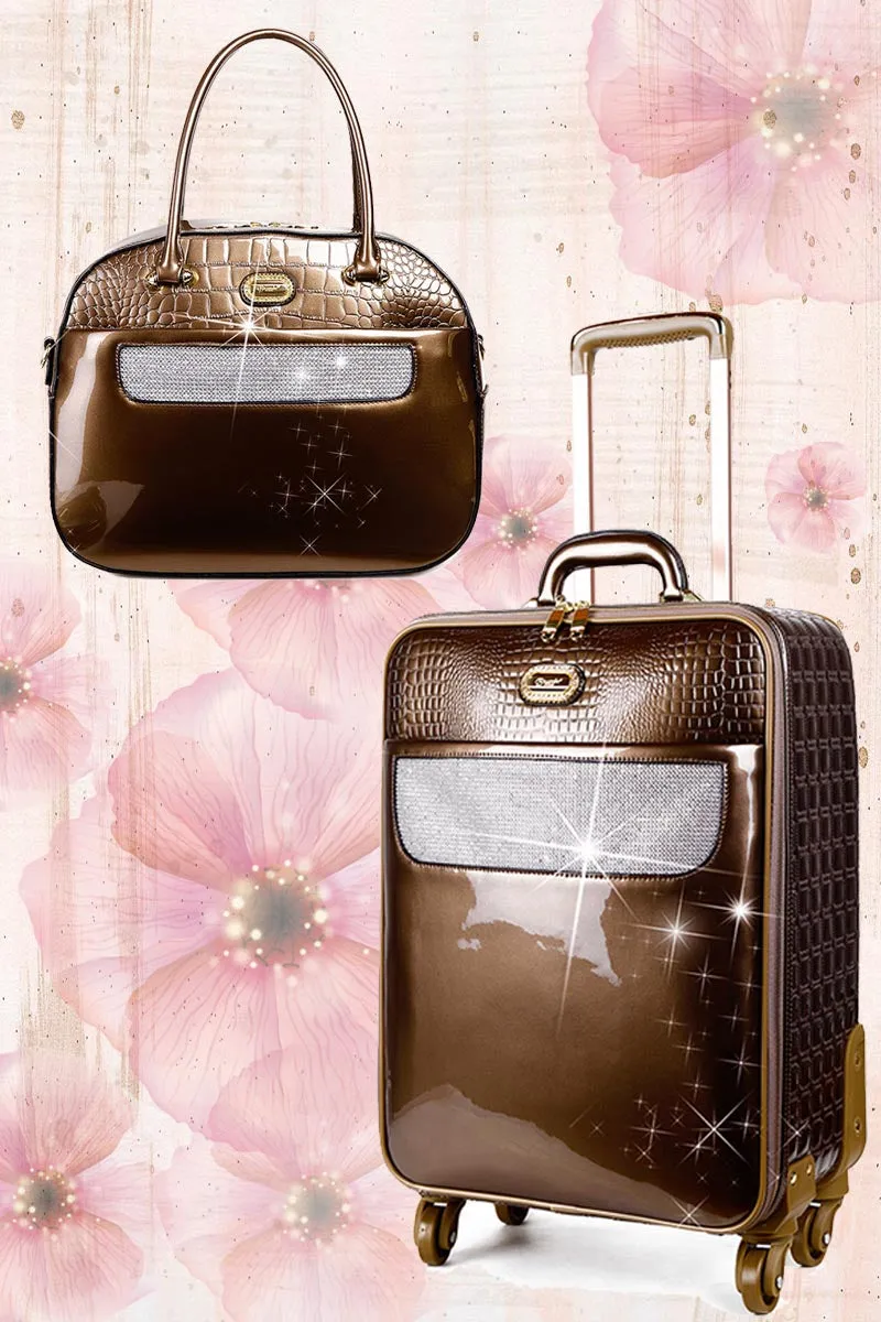 Sleek and Steady Signature 3 Pcs. Vegan Luggage Set