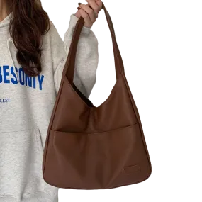 Sohiwoo Large Casual Leather Handbag