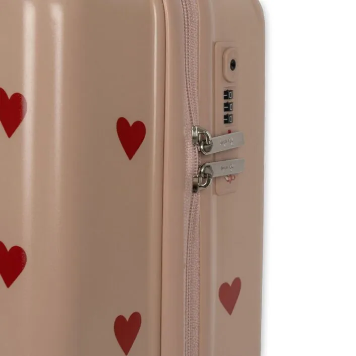 Travel Suitcase - Hearts
