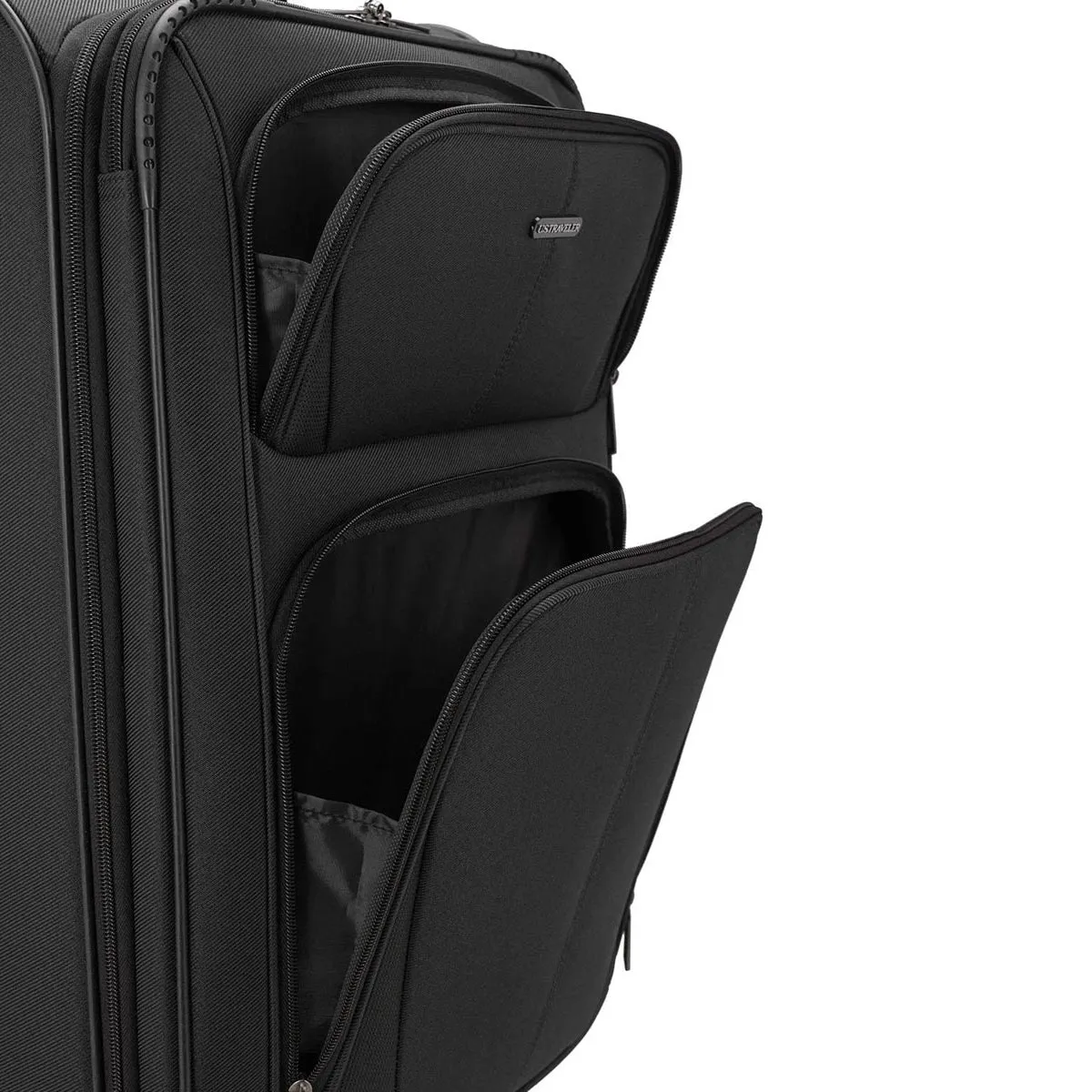 U.S. Traveler Aviron Bay Expandable Softside Luggage with Spinner Wheels, 3 Piece