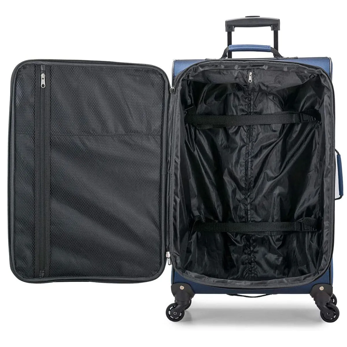 U.S. Traveler Aviron Bay Expandable Softside Luggage with Spinner Wheels, 3 Piece