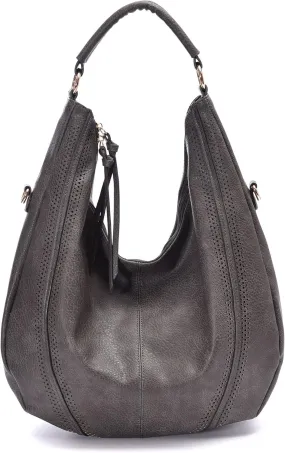 Women Hobo Bags Oversized Leather Handbags PU Crossbody Shoulder Totes Winter Stylish Purses